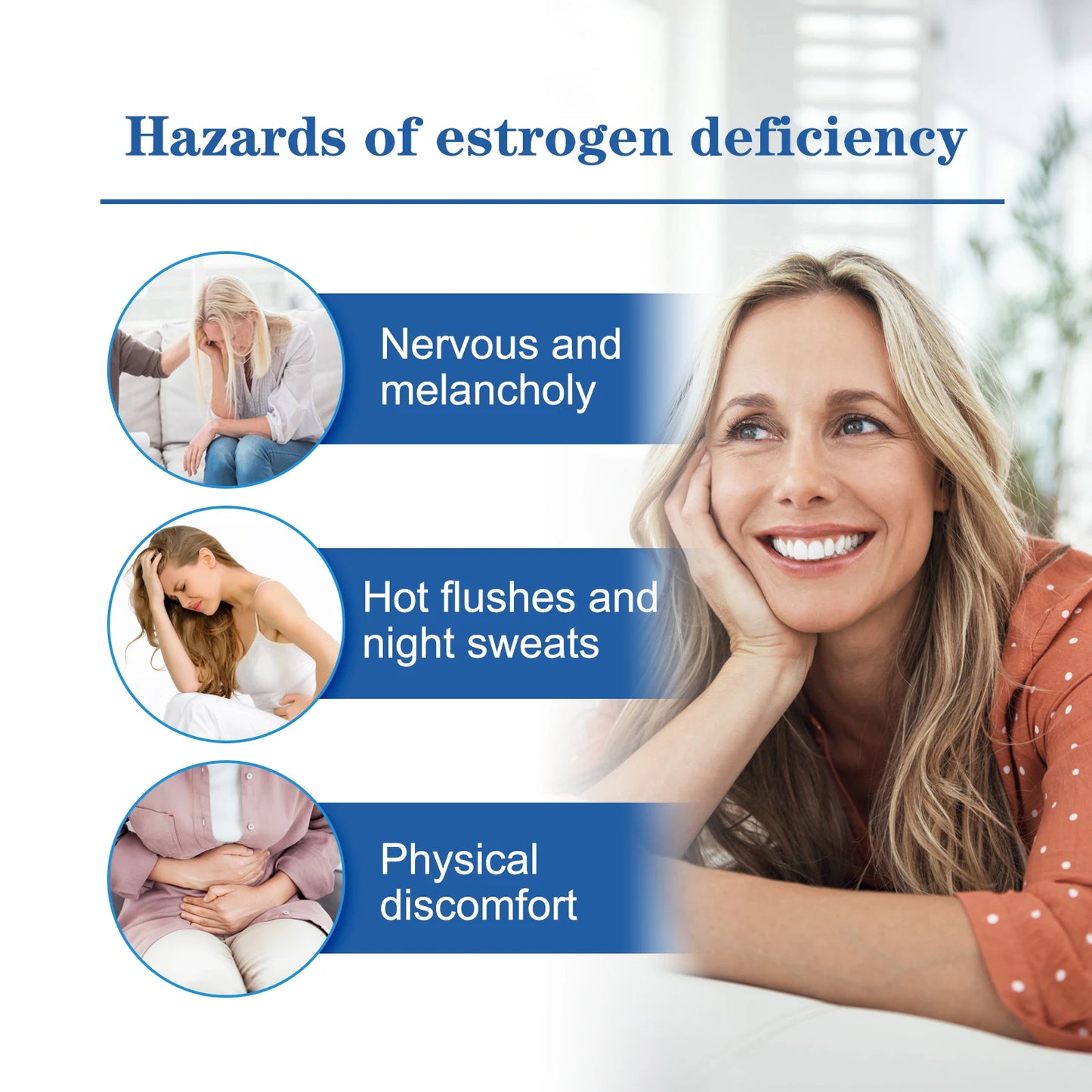 Eelhoe Menopausal Estrogen Cream Soothing Cream Care Cream To Reduce Women's Menopausal Fatigue Mood Swings Care Cream