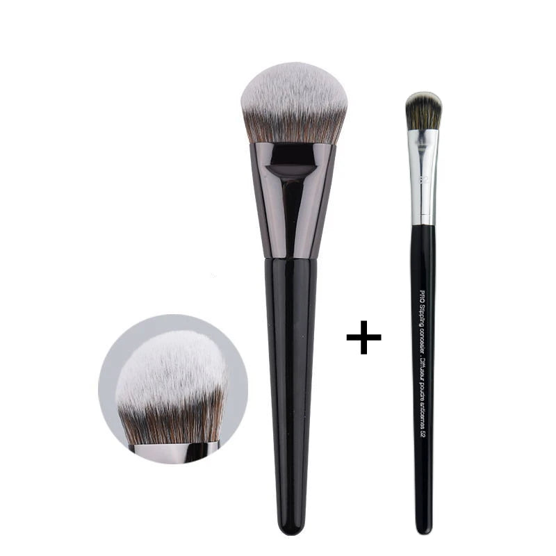 LOYBJ Professional Foundation Brush 47 Broom Head Liquid Foundation Shadow Concealer Brushes Women Face Base Makeup Beauty Tools