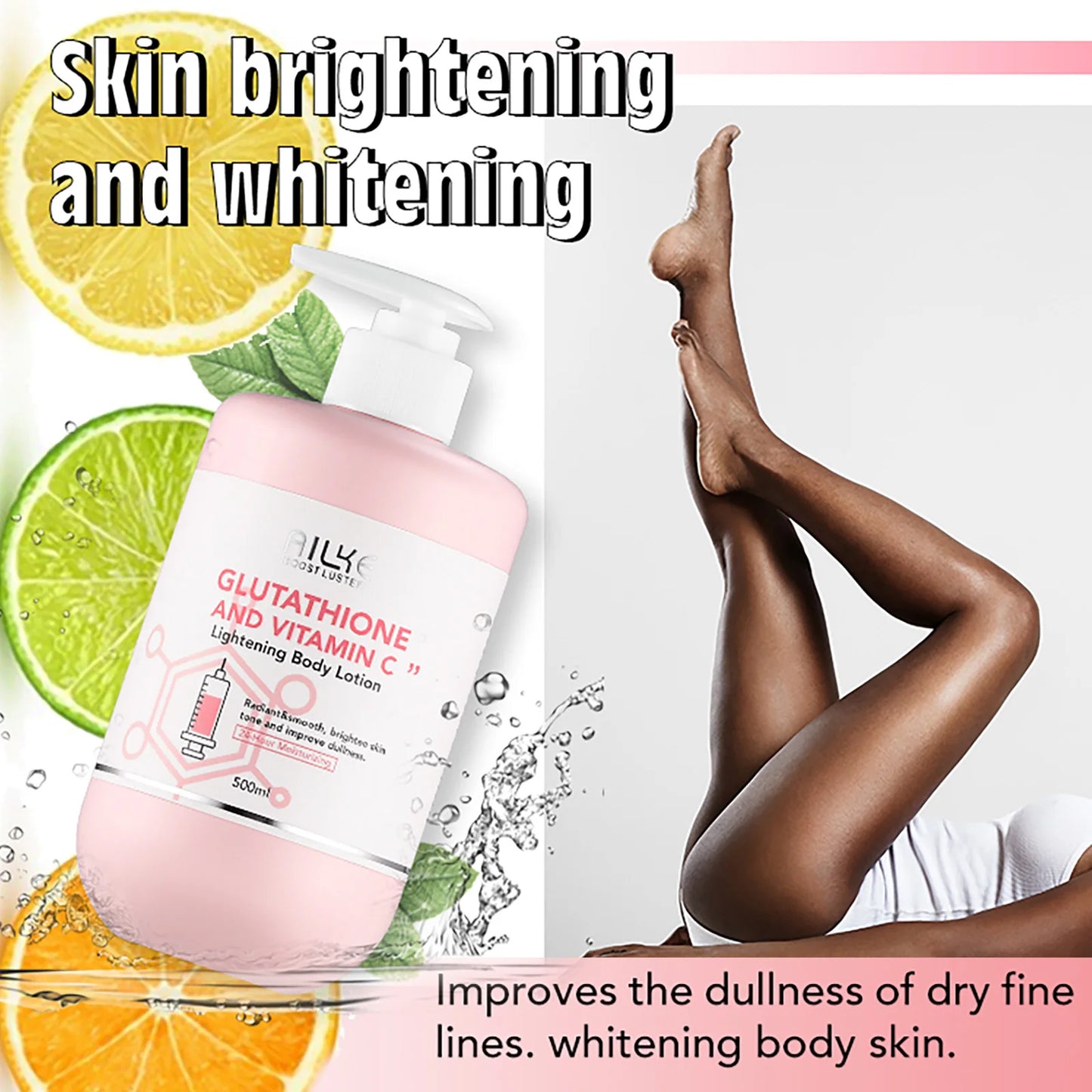 AILKE Lighten Remove Black Spots Facial Skin Care Lotion, Moisturizing Cream Body Glutathion Vitamin C Dark Skin Face New Range