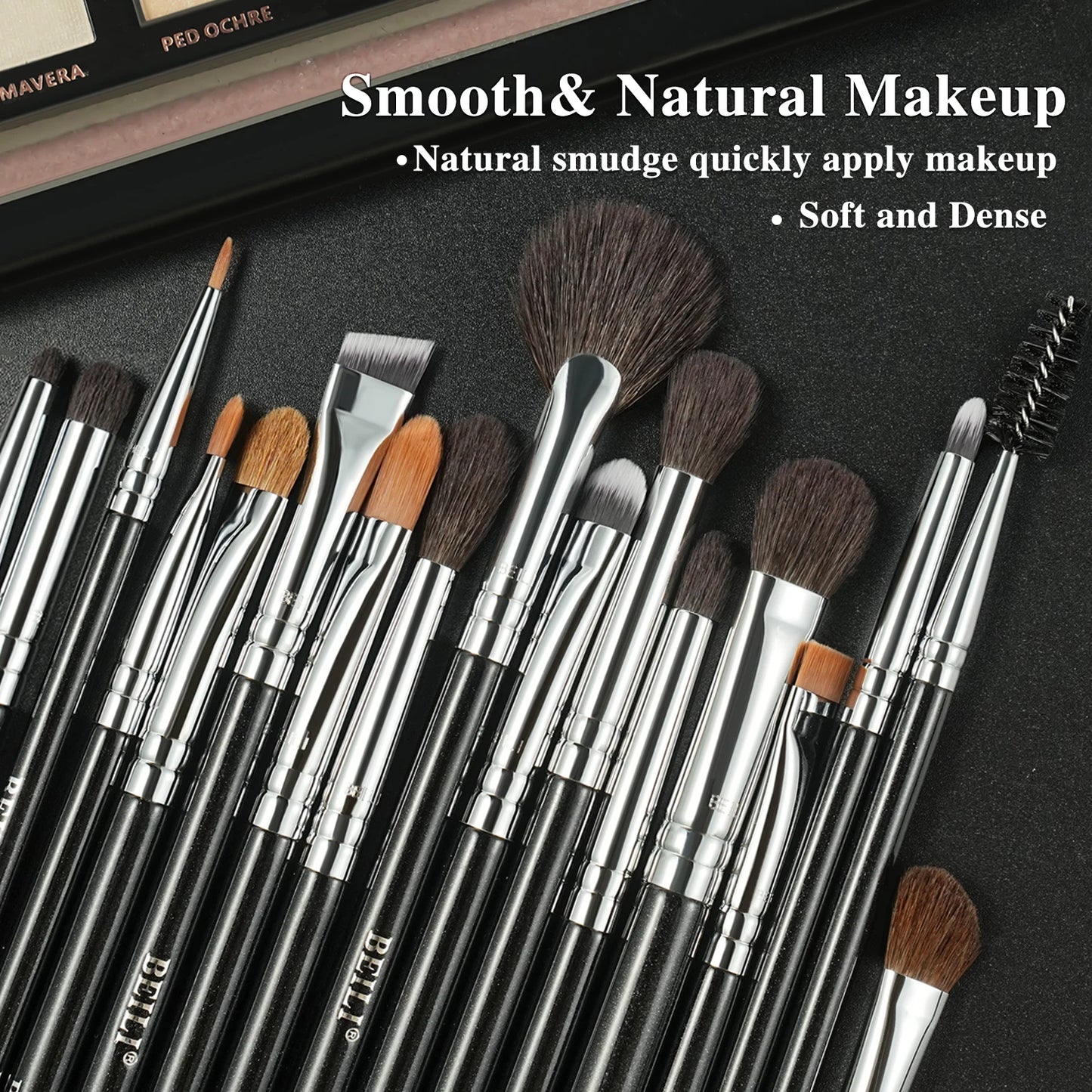 BEILI 9/15/30Pcs Pro Makeup Brushes Suitable for Foundation Powder Concealer Eyeshadow Eyebrow Eyelashes Eyeliner Brush Set