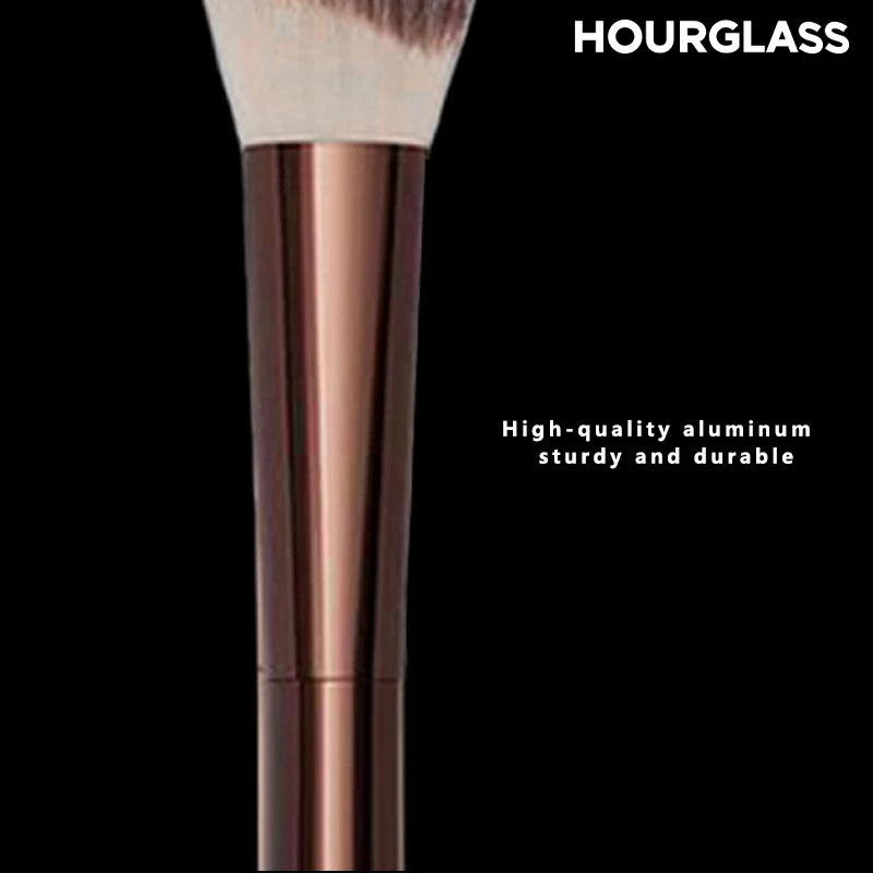 HOURGLASS No. 15 Liquid Blush Brush, Angled Contour Brush, Loose Powder Brush, Professional beauty tools