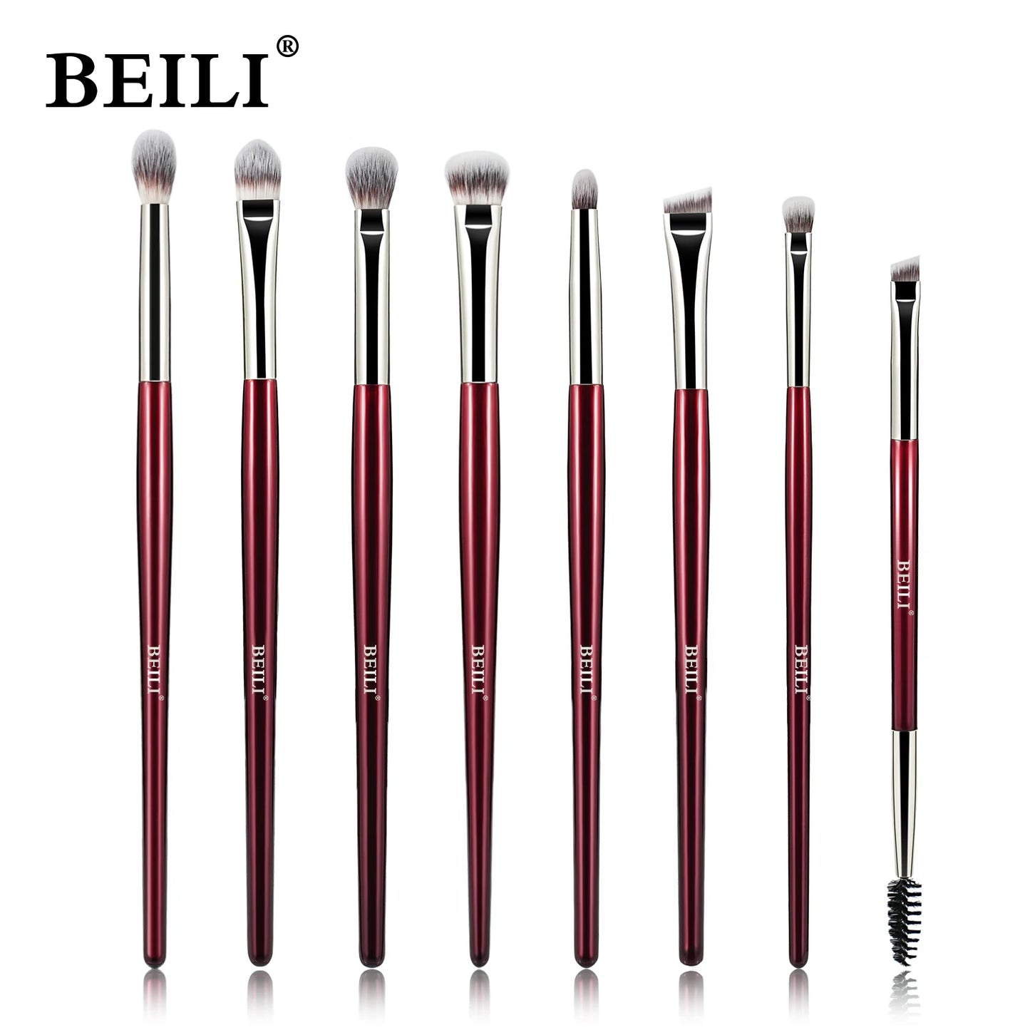 BEILI 9/15/30Pcs Pro Makeup Brushes Suitable for Foundation Powder Concealer Eyeshadow Eyebrow Eyelashes Eyeliner Brush Set