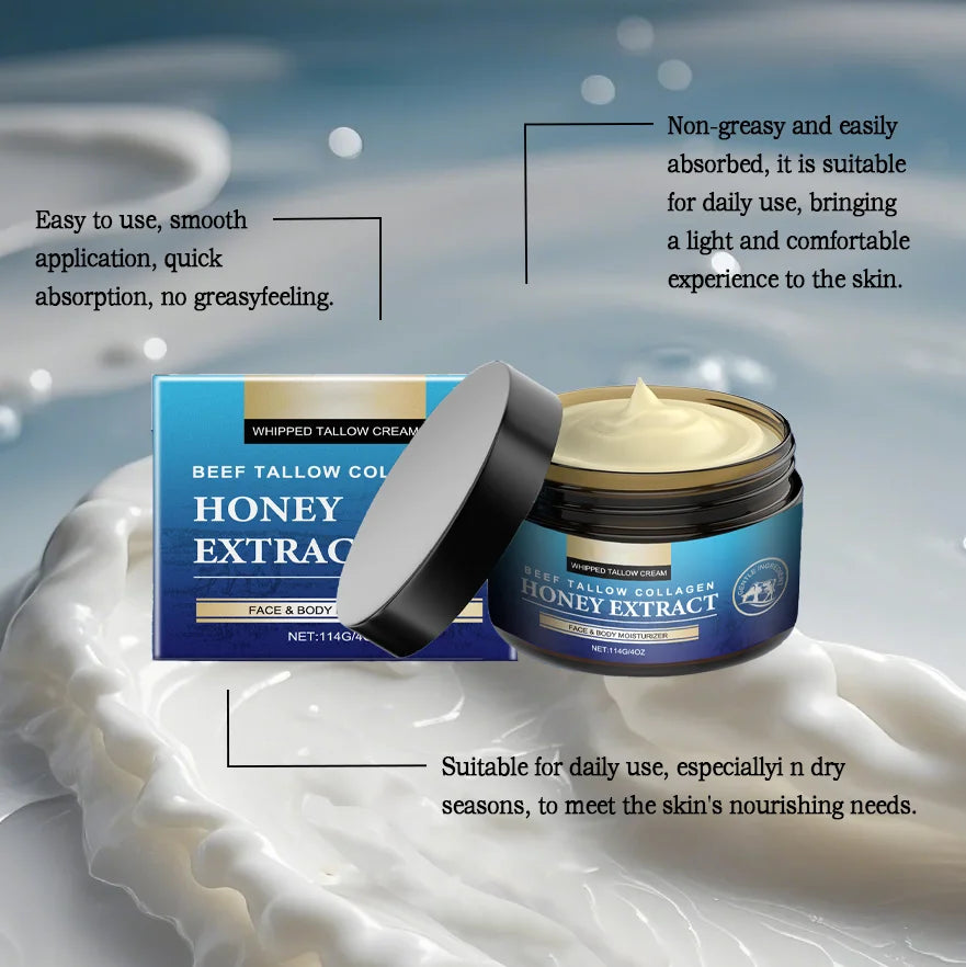 Face Body Moisturizer,Cow fat moisturizing cream moisturizes and nourishes the skin, suitable for all skin types.